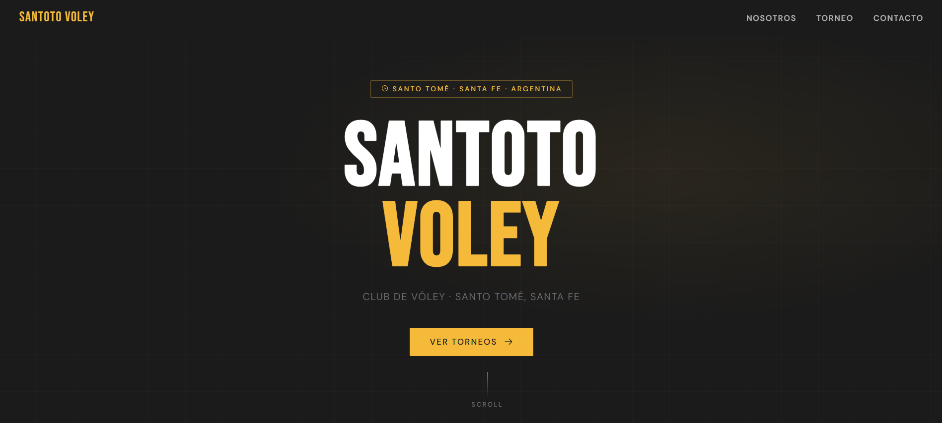 Santoto Voley - Gestión de torneos femeninos de vóley