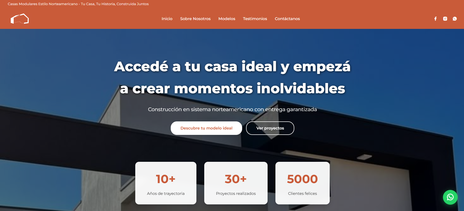 Alda Construcciones - Sitio web corporativo